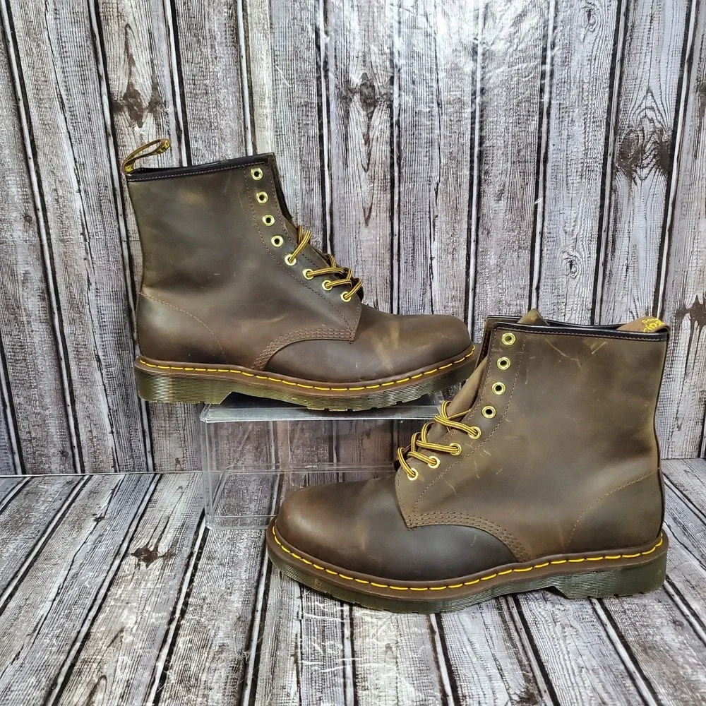 Dr Martens Men's 1460 8-Eye Combat Boots Crazy Horse Aztec 11822200 Size 13